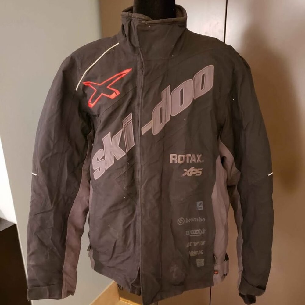 Used 2018 Men's Ski-Doo X-Team Winter Jacket - Medium